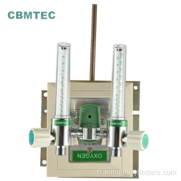 Terminal de type oxygène médical oxygène ohmeda avec cadre